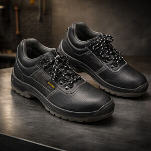 Steel Toe Safety Work Boots Acid, Oil & Slip Resistant Size EU46 US 13 Black